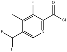5-(Difluoromethyl)-3-fluoro-4-methylpyridine-2-carbonyl chloride