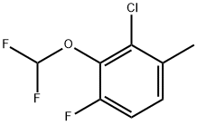 Benzene, 2-chloro-3-(difluoromethoxy)-4-fluoro-1-methyl-