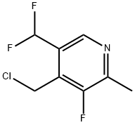 4-(Chloromethyl)-5-(difluoromethyl)-3-fluoro-2-methylpyridine