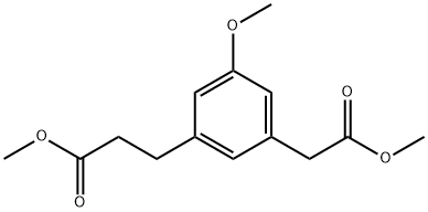 Methyl 3-methoxy-5-(3-methoxy-3-oxopropyl)phenylacetate