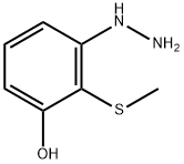 3-Hydrazinyl-2-(methylthio)phenol