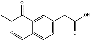 4-Formyl-3-propionylphenylacetic acid