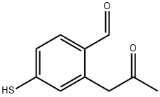 4-Mercapto-2-(2-oxopropyl)benzaldehyde