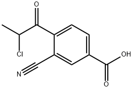 4-(2-Chloropropanoyl)-3-cyanobenzoic acid