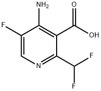 4-Amino-2-(difluoromethyl)-5-fluoropyridine-3-carboxylic acid