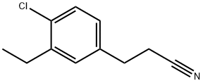 4-Chloro-3-ethylphenylpropanenitrile