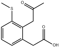 3-(Methylthio)-2-(2-oxopropyl)phenylacetic acid
