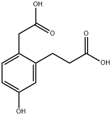 2-(2-Carboxyethyl)-4-hydroxyphenylacetic acid