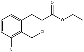 Ethyl 3-(3-chloro-2-(chloromethyl)phenyl)propanoate
