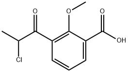 3-(2-Chloropropanoyl)-2-methoxybenzoic acid