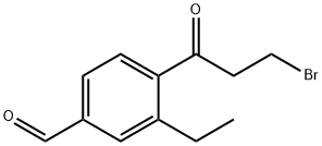 4-(3-Bromopropanoyl)-3-ethylbenzaldehyde