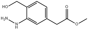 Methyl 3-hydrazinyl-4-(hydroxymethyl)phenylacetate