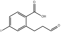 4-Iodo-2-(3-oxopropyl)benzoic acid