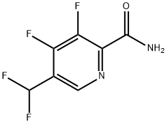 3,4-Difluoro-5-(difluoromethyl)pyridine-2-carboxamide