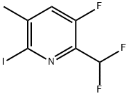 2-(Difluoromethyl)-3-fluoro-6-iodo-5-methylpyridine