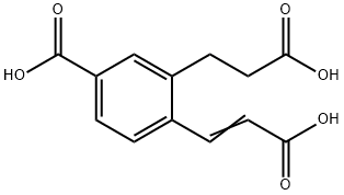 4-Carboxy-2-(2-carboxyethyl)cinnamic acid