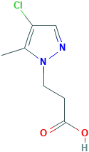 3-(4-Chloro-5-methyl-1H-pyrazol-1-yl)-propanoic acid