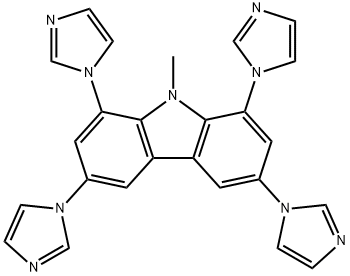 1,3,6,8-tetra(1H-imidazol-1-yl)-9-methyl-9H-carbazole