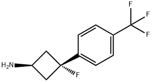 (1S,3S)-3-氟-3-(4-(三氟甲基)苯基)环丁胺