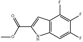 1H-Indole-2-carboxylic acid, 4,5,6-trifluoro-, methyl ester