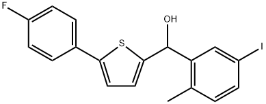 2-Thiophenemethanol, 5-(4-fluorophenyl)-α-(5-iodo-2-methylphenyl)-