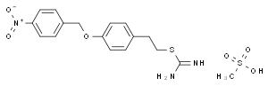 Carbamimidothioic acid 2-[4-[(4-nitrophenyl)methoxy]phenyl]ethyl ester monomethanesulfonate
