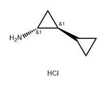 rac-(1R,2S)-2-cyclopropylcyclopropan-1-amine hydrochloride, trans