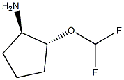 Cyclopentanamine, 2-(difluoromethoxy)-, (1R,2R)-