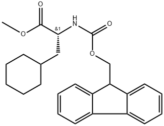 Cyclohexanepropanoic acid, α-[[(9H-fluoren-9-ylmethoxy)carbonyl]amino]-, methyl ester, (αR)-
