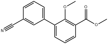 [1,1'-Biphenyl]-3-carboxylic acid, 3'-cyano-2-methoxy-, methyl ester