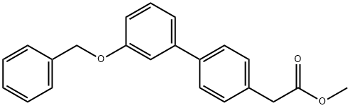 [1,1'-Biphenyl]-4-acetic acid, 3'-(phenylmethoxy)-, methyl ester