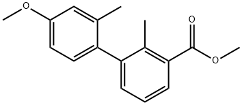 [1,1'-Biphenyl]-3-carboxylic acid, 4'-methoxy-2,2'-dimethyl-, methyl ester