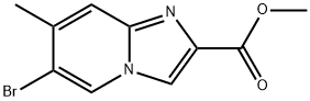 Imidazo[1,2-a]pyridine-2-carboxylic acid, 6-bromo-7-methyl-, methyl ester