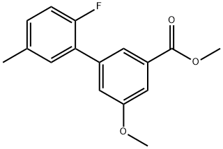 [1,1'-Biphenyl]-3-carboxylic acid, 2'-fluoro-5-methoxy-5'-methyl-, methyl ester