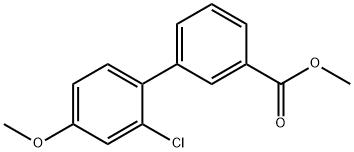 [1,1'-Biphenyl]-3-carboxylic acid, 2'-chloro-4'-methoxy-, methyl ester