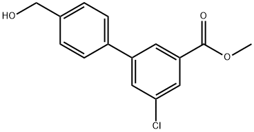 [1,1'-Biphenyl]-3-carboxylic acid, 5-chloro-4'-(hydroxymethyl)-, methyl ester