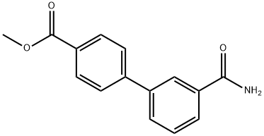 [1,1'-Biphenyl]-4-carboxylic acid, 3'-(aminocarbonyl)-, methyl ester