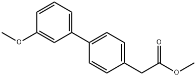[1,1'-Biphenyl]-4-acetic acid, 3'-methoxy-, methyl ester