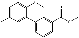 [1,1'-Biphenyl]-3-carboxylic acid, 2'-methoxy-5'-methyl-, methyl ester
