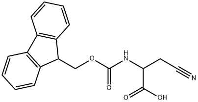 2-((((9H-芴-9-基)甲氧基)羰基)氨基)-3-氰基丙酸