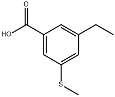3-Ethyl-5-(methylthio)benzoic acid