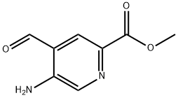 2-Pyridinecarboxylic acid, 5-amino-4-formyl-, methyl ester