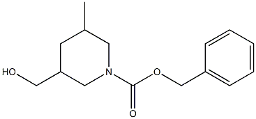 苯甲基 3-(羟甲基)-5-甲基哌啶-1-甲酸基酯
