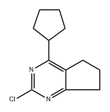 2-chloro-4-cyclopentyl-5H,6H,7H-cyclopenta[d]pyr imidine