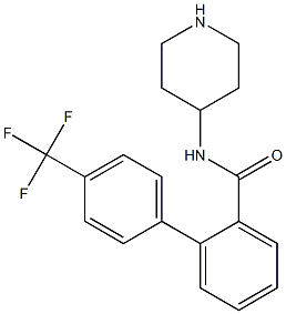 N-(piperidin-4-yl)-4'-(trifluoromethyl)-[1,1'-biphenyl]-2-carboxamide