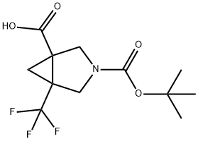 3-Azabicyclo[3.1.0]hexane-1,3-dicarboxylic acid, 5-(trifluoromethyl)-, 3-(1,1-dimethylethyl) ester