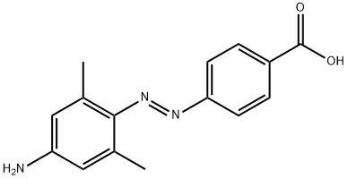Benzoic acid, 4-[(1E)-2-(4-amino-2,6-dimethylphenyl)diazenyl]-