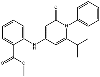 Benzoic acid, 2-[[1,2-dihydro-6-(1-methylethyl)-2-oxo-1-phenyl-4-pyridinyl]amino]-, methyl ester