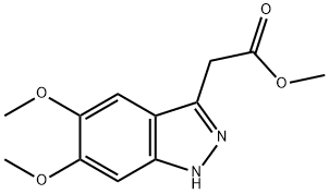 1H-Indazole-3-acetic acid, 5,6-dimethoxy-, methyl ester