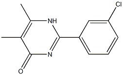 2-(3-chlorophenyl)-5,6-dimethyl-1H-pyrimidin-4-one